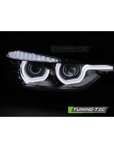 Phares au xénon noirs pour BMW F30/F31 10.11 05.15 HID