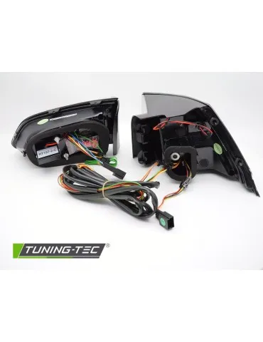 Feux arrière à LED noirs rouges pour VW GOLF 7 13-17 Break
