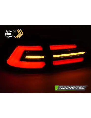 Feux arrière à LED noirs fumés rouges pour VW GOLF 7 13-17 Break