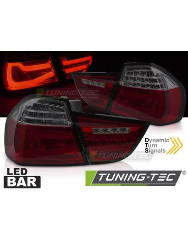 Feux arrière à LED fumés rouges pour BMW E90 09-11