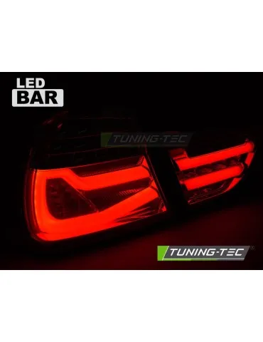 Feux arrière à LED fumés rouges pour BMW E90 09-11