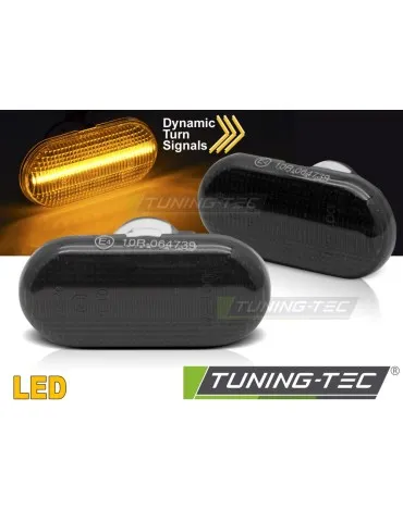 Répétiteurs latéraux à LED fumés pour RENAULT CLIO II TWINGO II SCENIC KANGOO