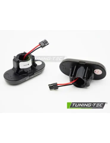 Répétiteurs latéraux à LED fumés pour RENAULT CLIO II TWINGO II SCENIC KANGOO