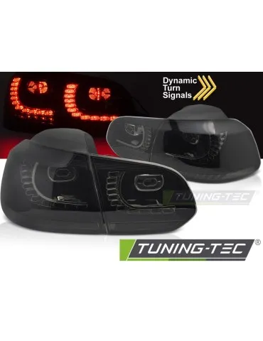 Feux arrière à LED fumés pour VW GOLF 6 08-13