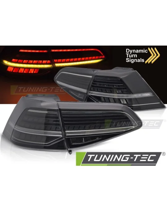 Feux arrière à LED fumés pour VW Golf 7 (2013 - 2019)
