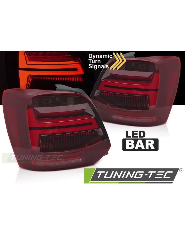 Feux arrière à LED rouges pour VW POLO V 09-17