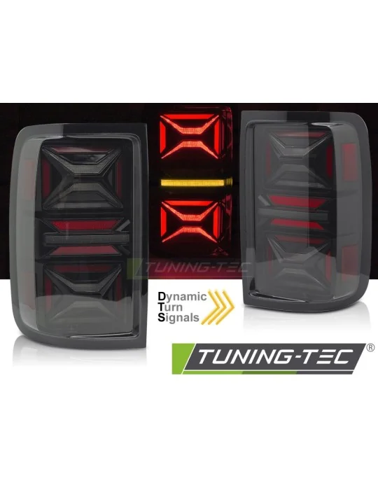 Feux arrière à LED fumés pour VW Amarok (2009 - 2022)