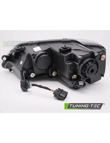 Phares halogène noirs pour VW JETTA VI 11-18