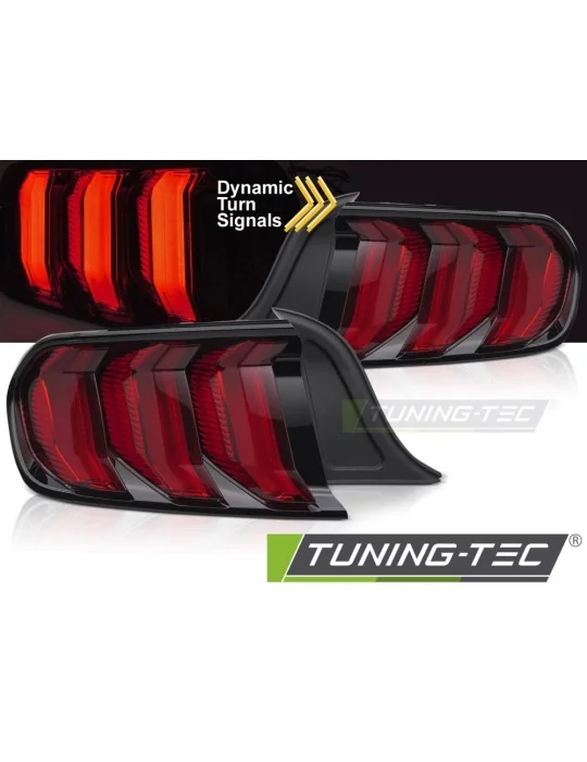 Feux arrière à LED rouges pour Ford Mustang (2014 - 2022)