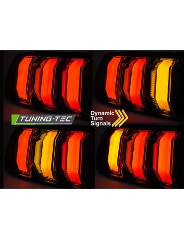 Feux arrière à LED rouges pour FORD MUSTANG 14-22