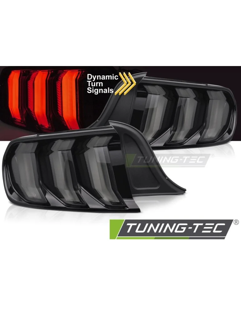 Feux arrière à LED fumés pour FORD MUSTANG 14-22