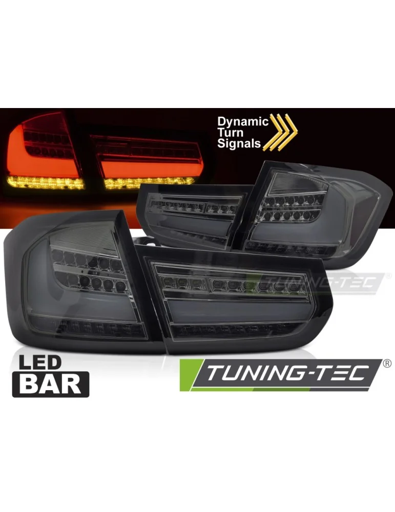 Feux arrière à LED fumés pour BMW F30 11-15