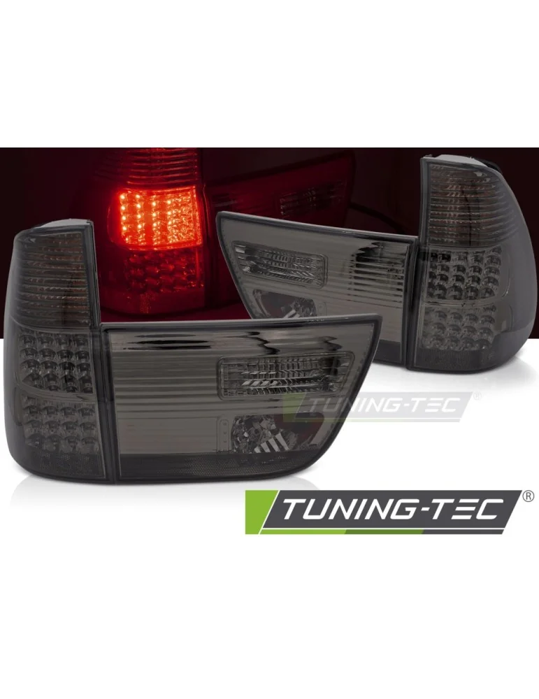 Feux arrière à LED fumés pour BMW X5 E53 09.99-10.03