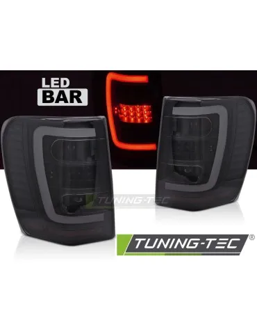 Feux arrière à LED noirs fumés pour CHRYSLER JEEP GRAND CHEROKEE 99-05.05