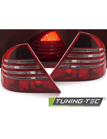 Feux arrière à LED fumés rouges pour MERCEDES W220 S-KLASA 09.98-05.05