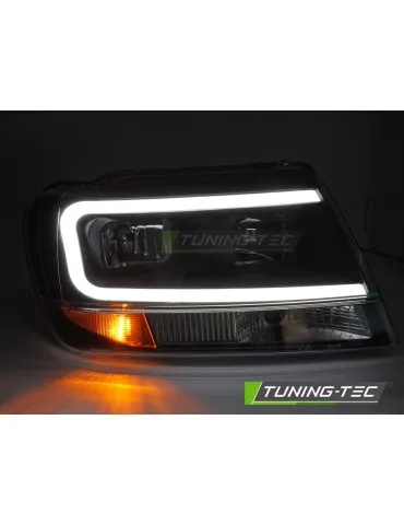 Phares à LED noirs pour CHRYSLER JEEP GRAND CHEROKEE 99-05.05