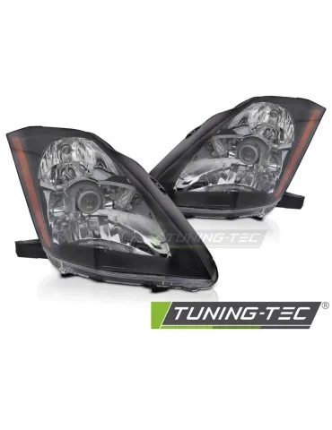 Phares halogène noirs pour NISSAN 350Z 03-05