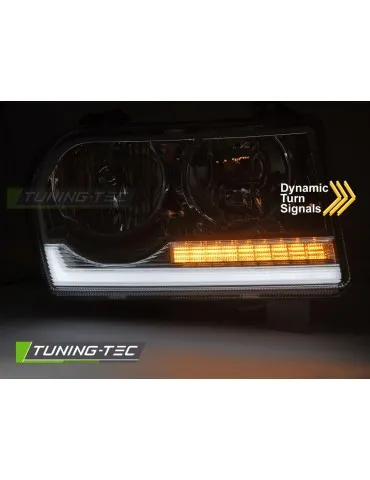 Phares à LED chromés pour CHRYSLER 300 05-08