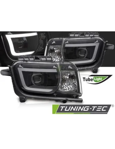 Phares à LED noirs pour CHEVROLET CAMARO 09-13