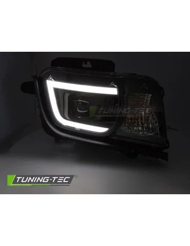 Phares à LED noirs pour CHEVROLET CAMARO 09-13