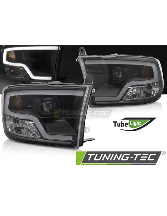 Phares à LED noirs pour Dodge RAM (2009 - 2018)