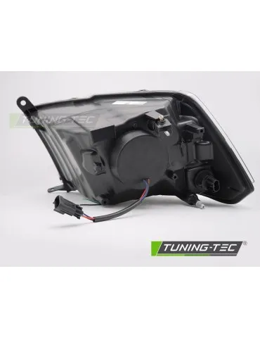Phares à LED noirs pour DODGE RAM 09-18