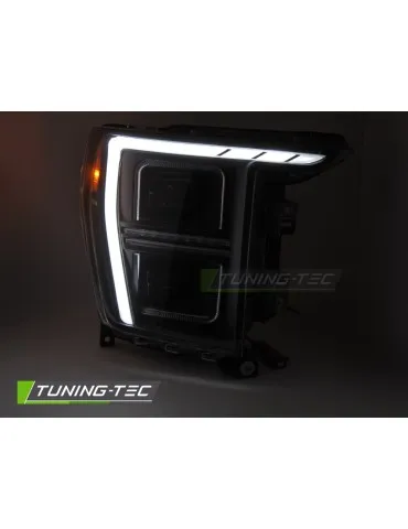 Phares à LED noirs pour FORD F150 MK14 20-23