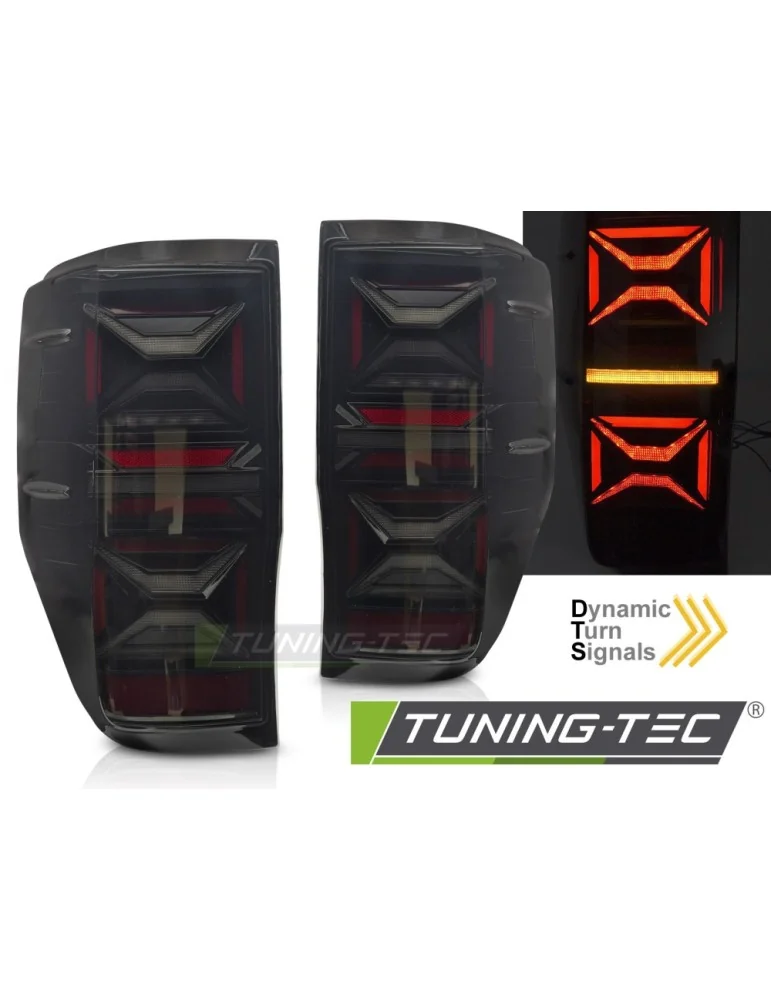 Feux arrière à LED fumés pour FORD RANGER 11-18