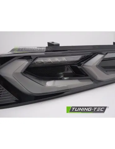 Feux arrière à LED noirs fumés pour CHEVROLET CAMARO 16-18