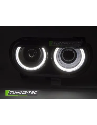 Phares noirs pour DODGE CHALLENGER 08-14