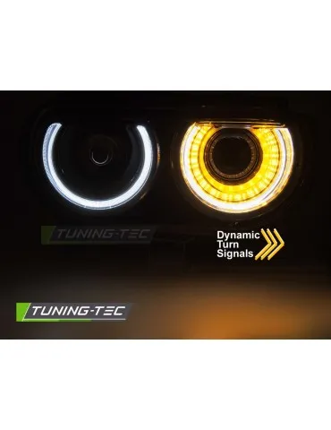 Phares noirs pour DODGE CHALLENGER 08-14