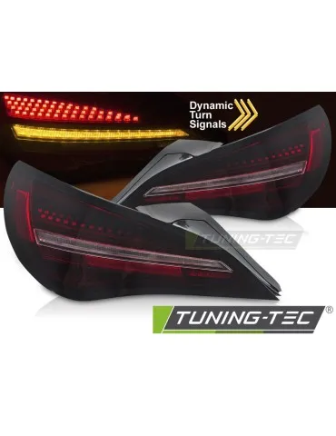 Feux arrière à LED noirs rouges pour MERCEDES CLA C117 13-19