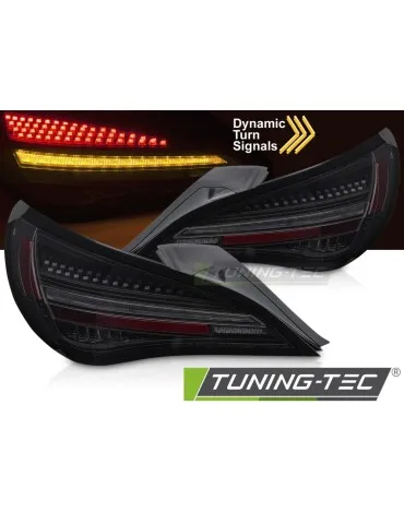 Feux arrière à LED noirs fumés pour MERCEDES CLA C117 13-19