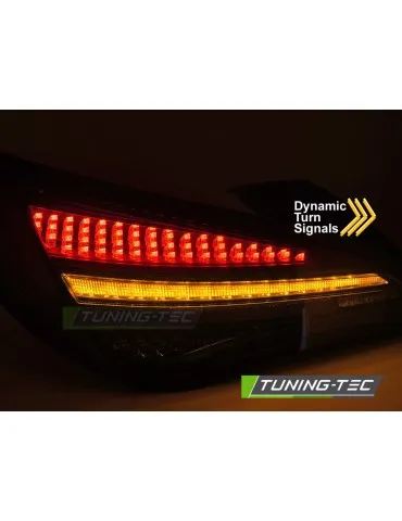 Feux arrière à LED noirs fumés pour MERCEDES CLA C117 13-19