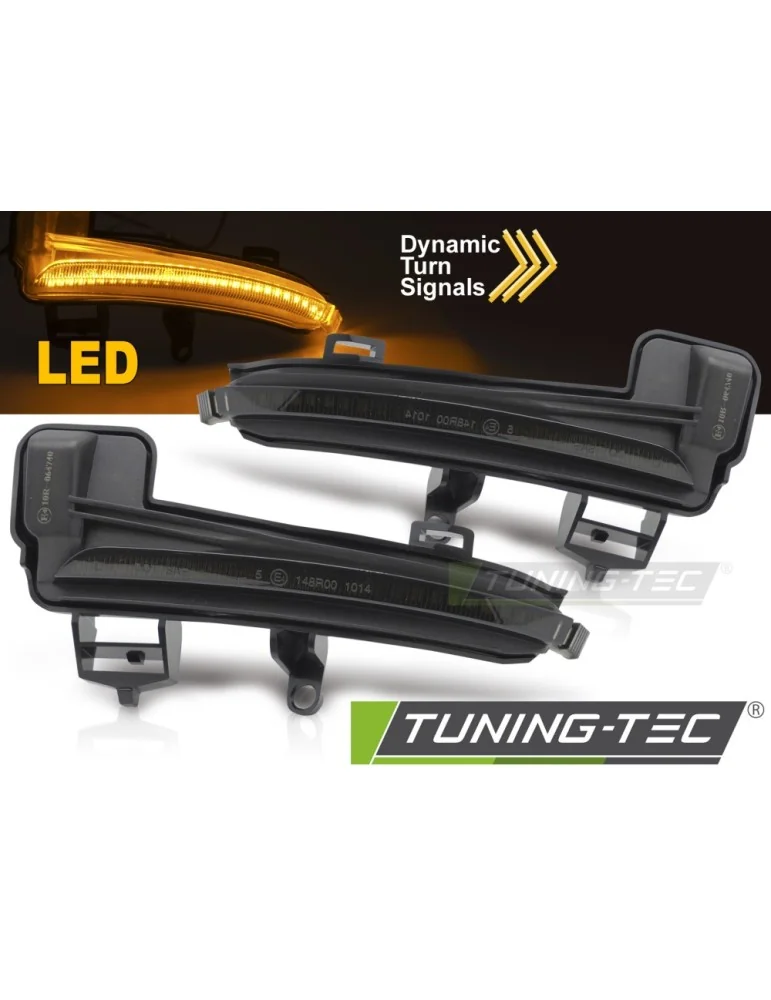 Répétiteurs latéraux à LED fumés pour SKODA SUPERB III 15-18