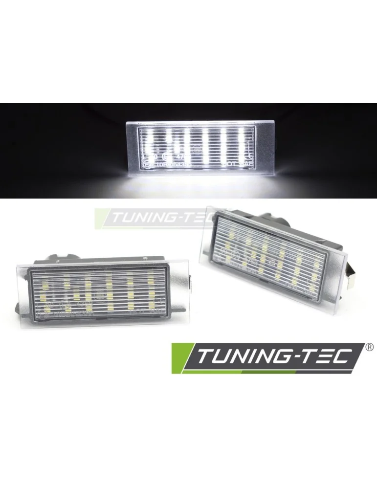Éclairage de plaque à LED pour RENAULT CLIO III MEGANE II GRAND SCENIC
