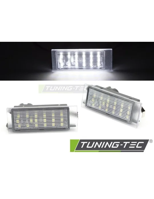 Éclairage de plaque à LED pour Renault Clio III Megane II Grand Scenic