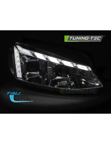 Phares halogène chromés pour VW GOLF 7 17-19