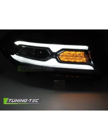 Phares Full LED noirs pour DODGE CHARGER 14-23