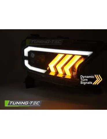 Phares Full LED noirs pour FORD RANGER V 16-22