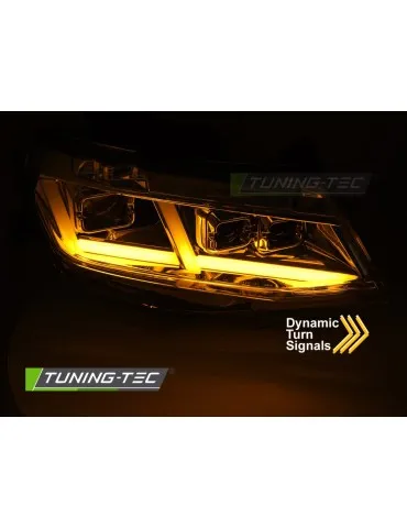 Phares Full LED chromés pour CHEVROLET CAMARO 16-18