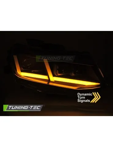 Phares Full LED noirs pour CHEVROLET CAMARO 16-18