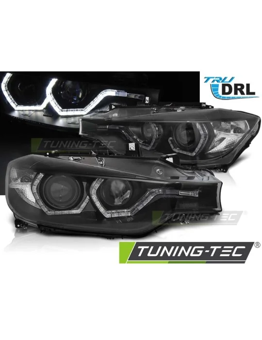 Phares tout LED noirs pour BMW F30/F31 (2015 - 2018)
