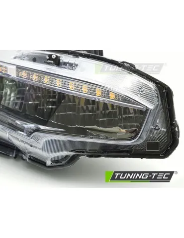 Phares Full LED pour HONDA CIVIC X 16-21