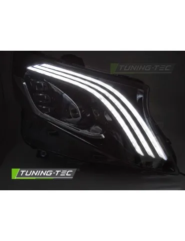Phares Full LED noirs pour MERCEDES VITO W447 14-23