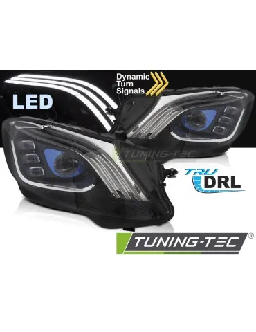 Phares Full LED noirs pour MERCEDES W222 13-17