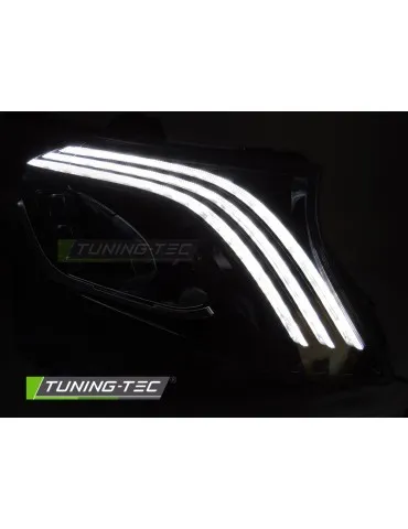 Phares Full LED noirs pour MERCEDES W205 14-21