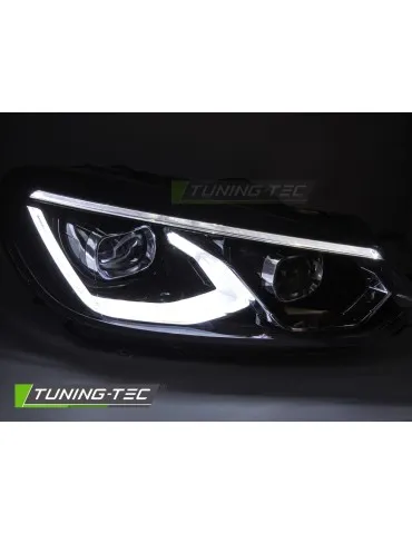 Phares Full LED noirs pour VW GOLF 6 08-13