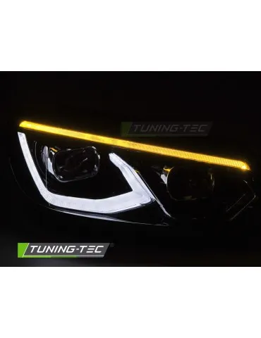 Phares Full LED noirs pour VW GOLF 6 08-13
