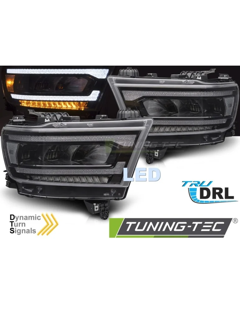 Phares Full LED pour DODGE RAM 19-22